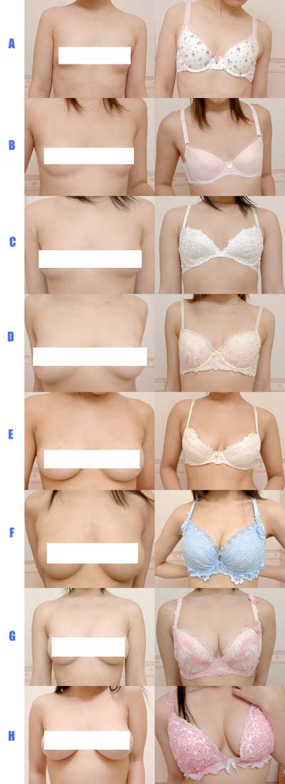 TOMT] A image with bra sizes pictured by nude boobs. : r/tipofmytongue