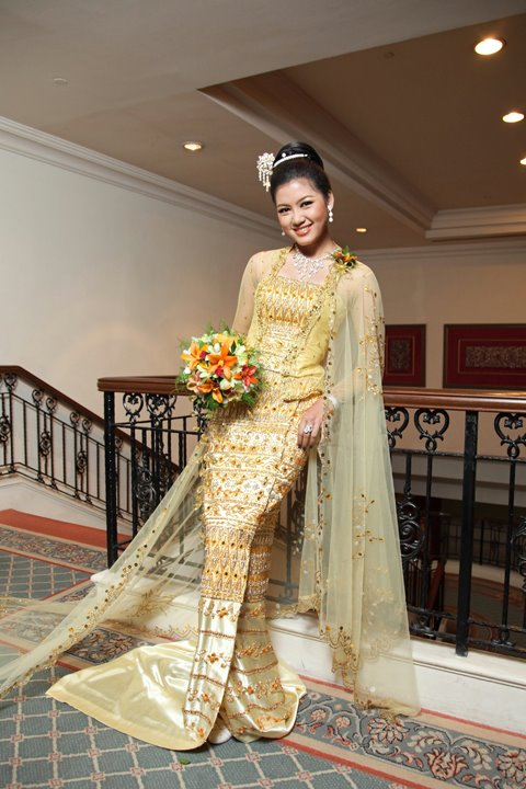 myanmar wedding dress 2011